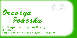 orsolya popesku business card